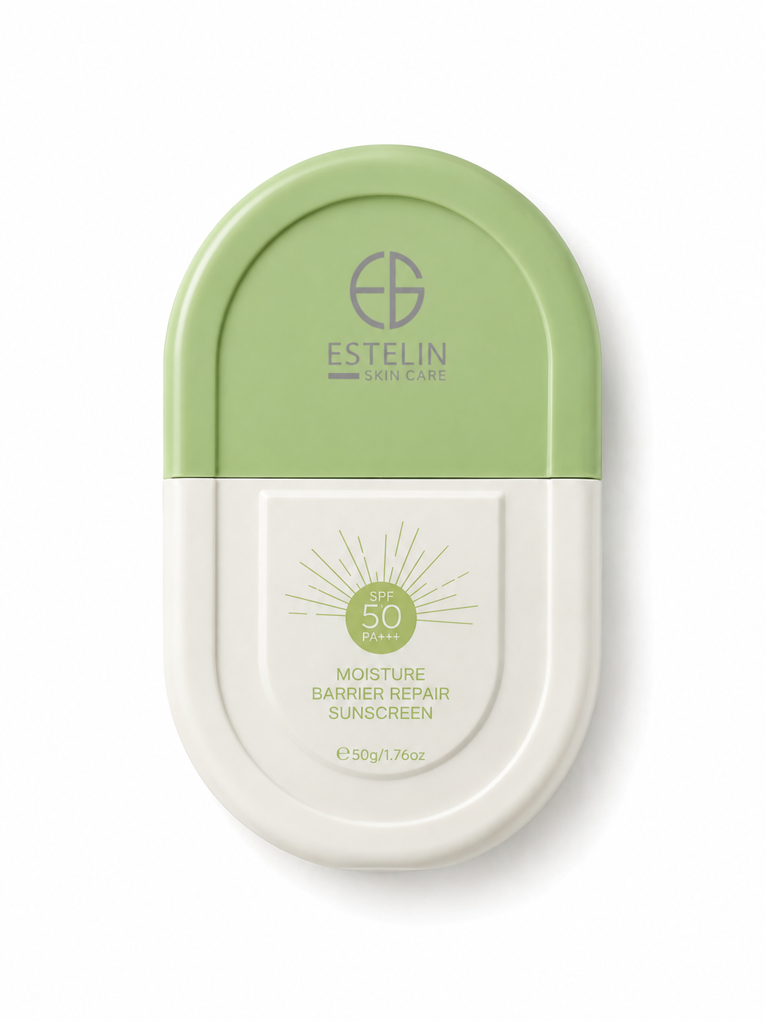 ضد آفتاب فلوئیدی سبز استلین SPF50  ترمیم‌کننده و مناسب پوست حساس، مدل Barrier Repair Sunscreen ،حجم50میل