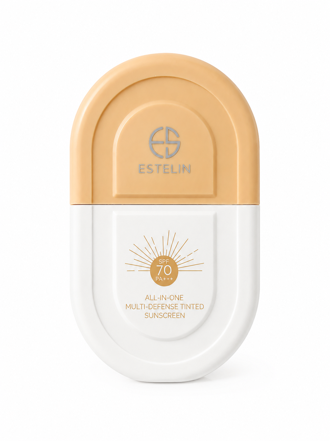ضد آفتاب رنگی استلین SPF70 پوشش طبیعی و فینیش مات،مدل  Defense Tinted Sunscreen،حجم۵۰میل