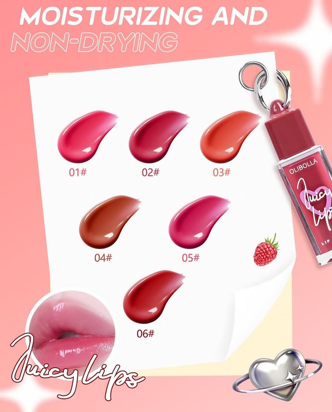 لیپ گلاس حجمدهنده و براقکننده لب اولیبولا Juicy Lips مدل Naturally Plump Lip Glaze حجم ۴.۵ میلیلیتر