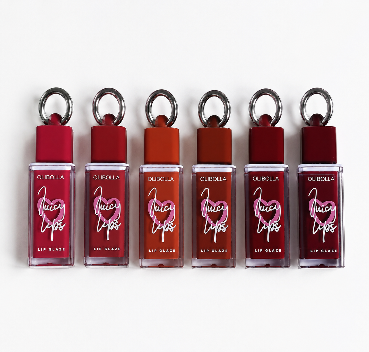 لیپ گلاس حجم‌دهنده و براق‌کننده لب اولیبولا Juicy Lips مدل Naturally Plump Lip Glaze حجم ۴.۵ میلی‌لیتر