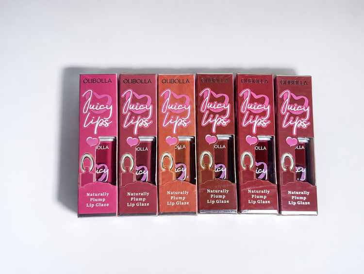 لیپ گلاس حجمدهنده و براقکننده لب اولیبولا Juicy Lips مدل Naturally Plump Lip Glaze حجم ۴.۵ میلیلیتر