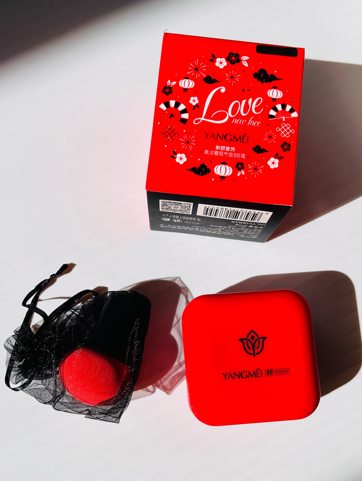 بی بی کرم کوشن یانگمی YANGMEI مدل Air Cushion BB Cream رنگ 02 طبیعی 20 گرم